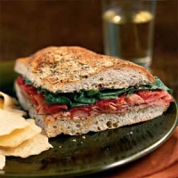 Spinach & Ham Focaccia